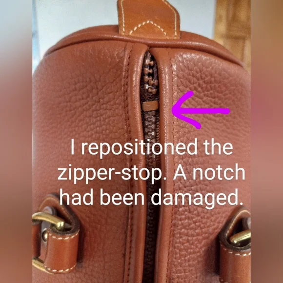 Dooney & Bourke, Pre Date Tag, 1980s Large Boston Bag - Picture 15 of 15